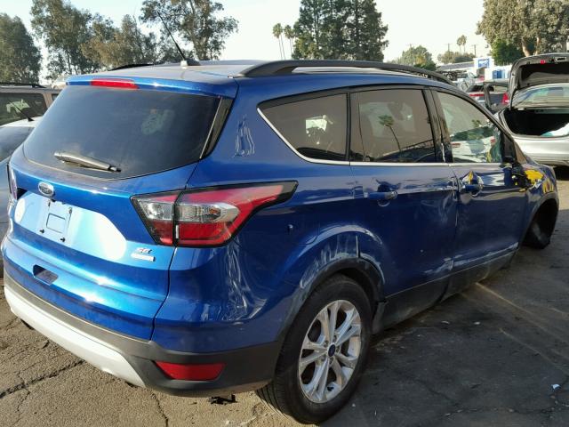 1FMCU0GD8HUC01977 - 2017 FORD ESCAPE SE BLUE photo 4