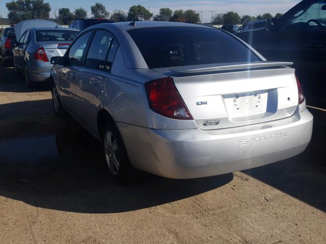 1G8AJ55F57Z146521 - 2007 SATURN ION LEVEL SILVER photo 3