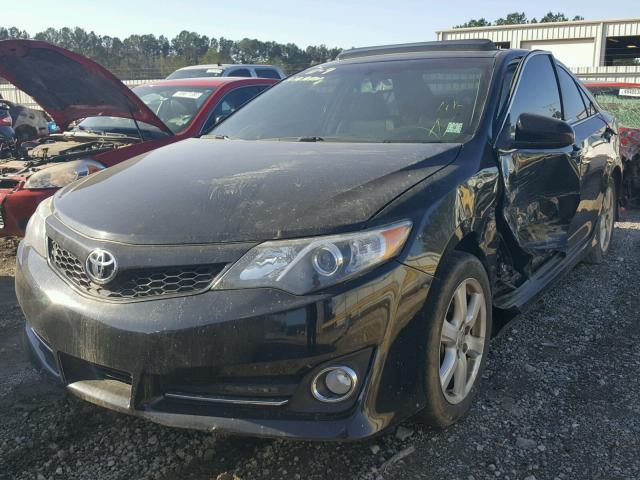 4T1BF1FK3EU442112 - 2014 TOYOTA CAMRY L BLACK photo 2