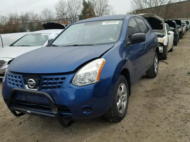 JN8AS58T69W047915 - 2009 NISSAN ROGUE S BLUE photo 2