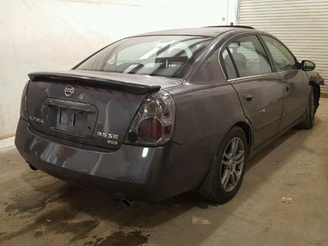 1N4BL11E04C143086 - 2004 NISSAN ALTIMA SE GRAY photo 4