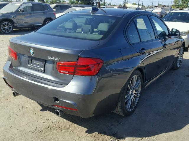 WBA8B3G57HNU35609 - 2017 BMW 340 I GRAY photo 4