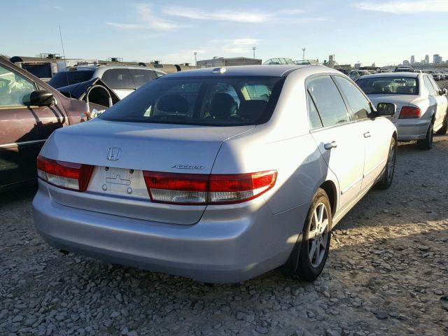 1HGCM66584A043669 - 2004 HONDA ACCORD EX SILVER photo 4