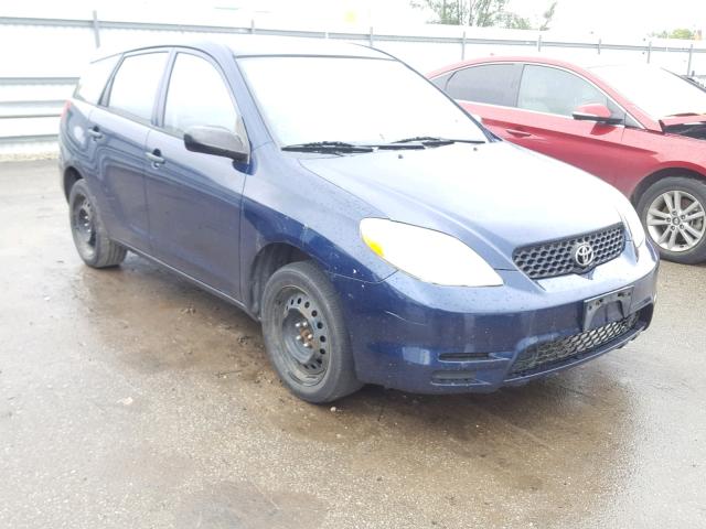 2T1KR32E23C007633 - 2003 TOYOTA MATRIX BLUE photo 1