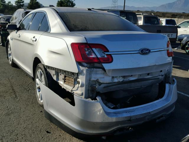 1FAHP2EW4BG143007 - 2011 FORD TAURUS SEL SILVER photo 3