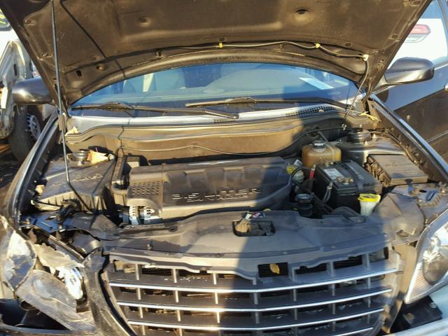 2C8GF78465R483972 - 2005 CHRYSLER PACIFICA L BLACK photo 7