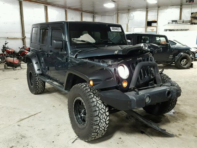 1J4GA39188L510108 - 2008 JEEP WRANGLER U CHARCOAL photo 1