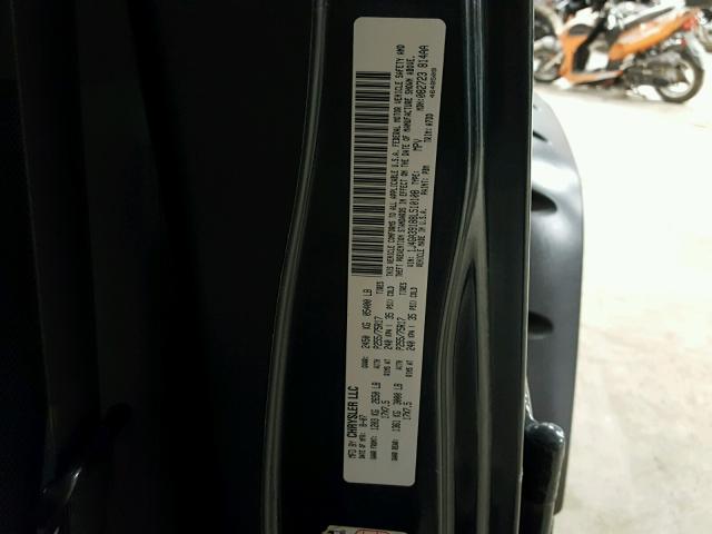 1J4GA39188L510108 - 2008 JEEP WRANGLER U CHARCOAL photo 10