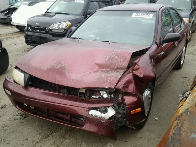 1N4BU31D9VC182292 - 1997 NISSAN ALTIMA XE BURGUNDY photo 2