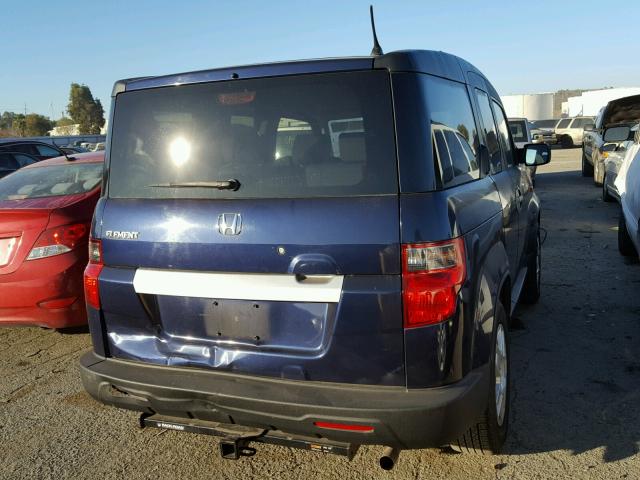 5J6YH1H39AL000816 - 2010 HONDA ELEMENT LX BLUE photo 4