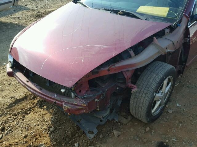 1HGCM56674A065939 - 2004 HONDA ACCORD EX RED photo 9