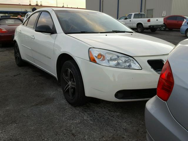 1G2ZG528454136624 - 2005 PONTIAC G6 WHITE photo 1