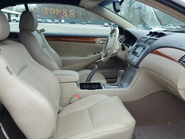 4T1FA38P58U156447 - 2008 TOYOTA CAMRY SOLA WHITE photo 5