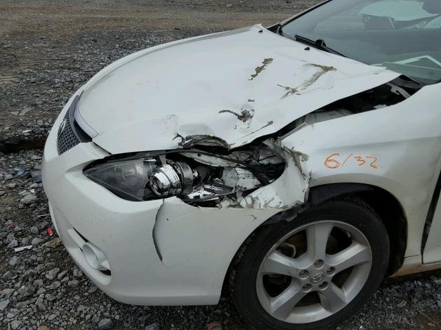 4T1FA38P58U156447 - 2008 TOYOTA CAMRY SOLA WHITE photo 9