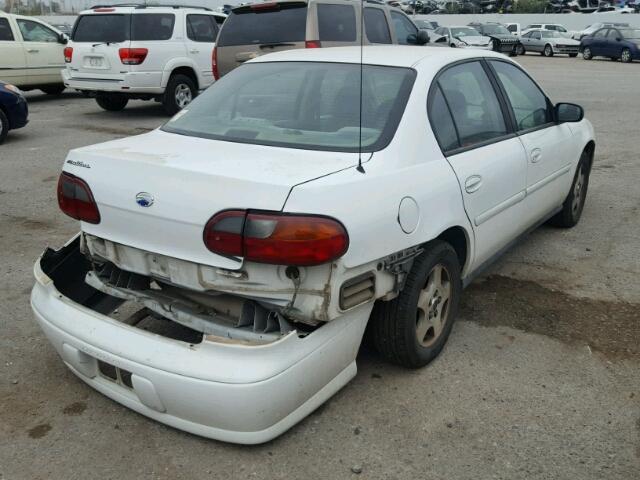 1G1ND52J33M733338 - 2003 CHEVROLET MALIBU WHITE photo 4