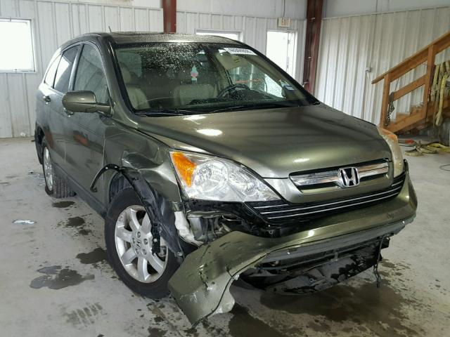 JHLRE387X7C059998 - 2007 HONDA CR-V EXL GREEN photo 1