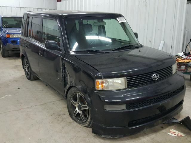 JTLKT324850216143 - 2005 TOYOTA SCION XB BLACK photo 1