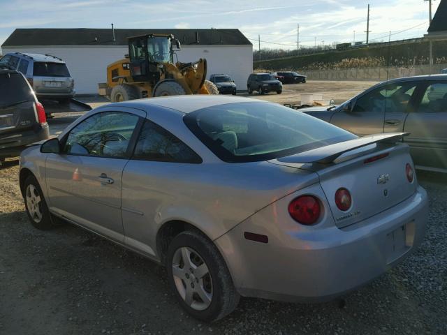 1G1AK15F377292433 - 2007 CHEVROLET COBALT LS SILVER photo 3