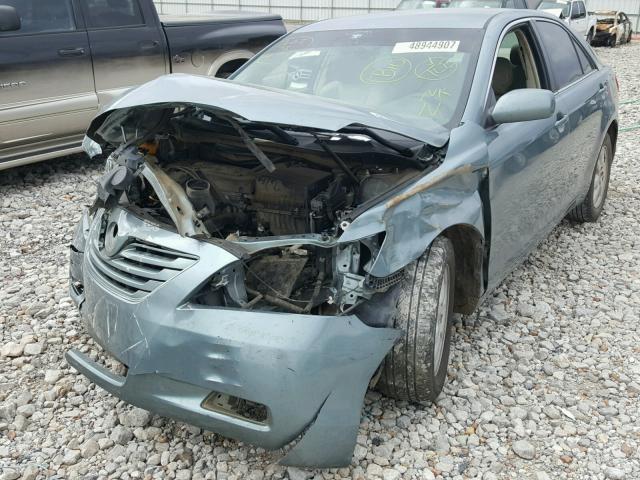 4T4BE46K59R127795 - 2009 TOYOTA CAMRY BASE BLUE photo 2