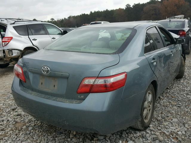 4T4BE46K59R127795 - 2009 TOYOTA CAMRY BASE BLUE photo 4