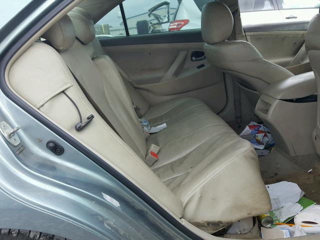 4T4BE46K59R127795 - 2009 TOYOTA CAMRY BASE BLUE photo 6