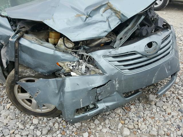 4T4BE46K59R127795 - 2009 TOYOTA CAMRY BASE BLUE photo 9