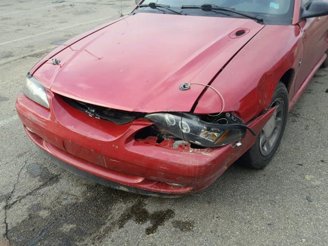 1FALP4045VF118882 - 1997 FORD MUSTANG RED photo 9