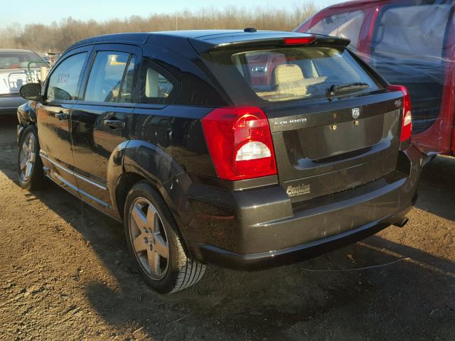 1B3HB78K08D782303 - 2008 DODGE CALIBER R/ BLACK photo 3