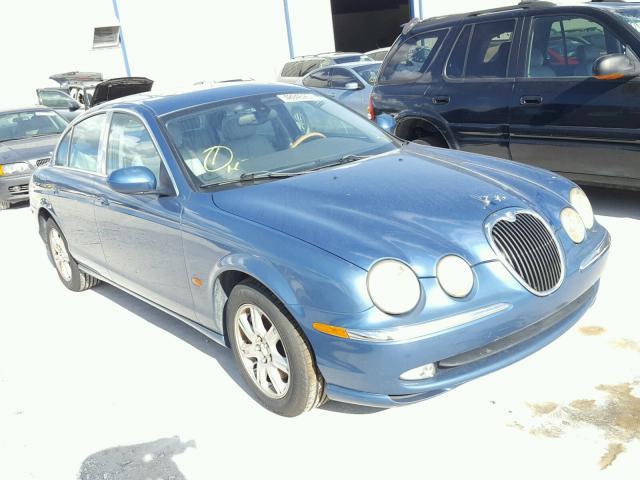 SAJEA01T73FM70265 - 2003 JAGUAR S-TYPE BLUE photo 1