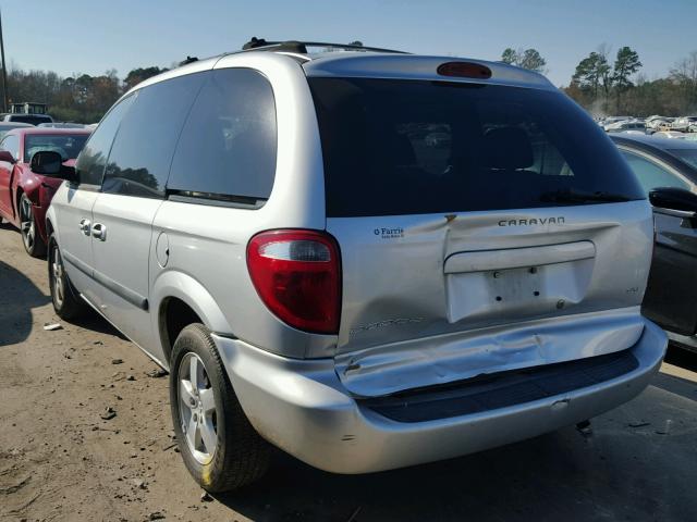 1D4GP45R25B229920 - 2005 DODGE CARAVAN SX GRAY photo 3