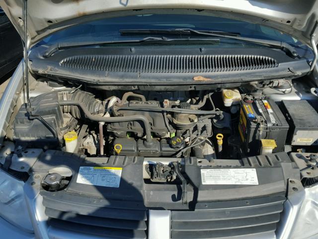 1D4GP45R25B229920 - 2005 DODGE CARAVAN SX GRAY photo 7