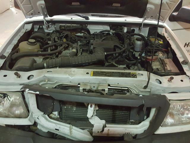 1FTYR10D98PA70388 - 2008 FORD RANGER WHITE photo 7