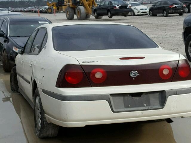 2G1WF52E919150185 - 2001 CHEVROLET IMPALA 白色 照片 3