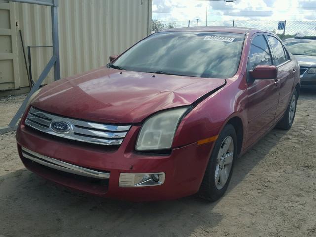 3FAFP08Z26R246913 - 2006 FORD FUSION SEL RED photo 2