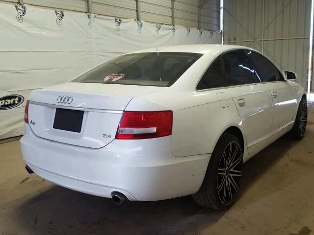 WAUAH74F78N052791 - 2008 AUDI A6 3.2 WHITE photo 4