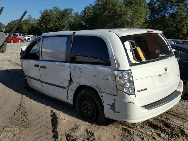 2C4RDGAG0CR199335 - 2012 DODGE RAM VAN WHITE photo 3