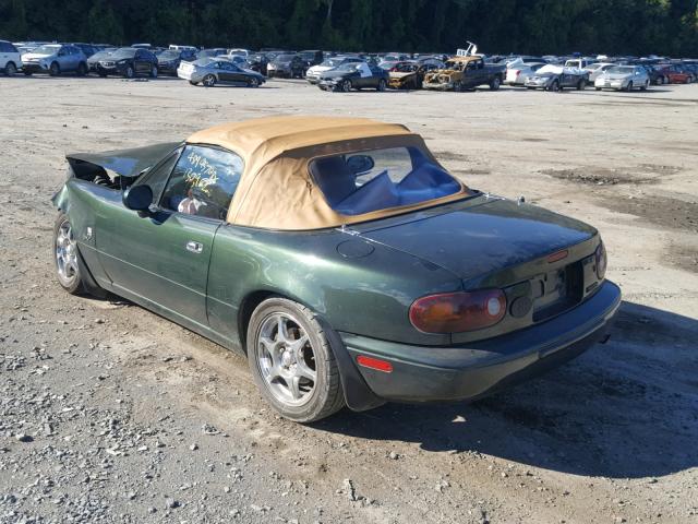 JM1NA3537V0729482 - 1997 MAZDA MX-5 MIATA GREEN photo 3