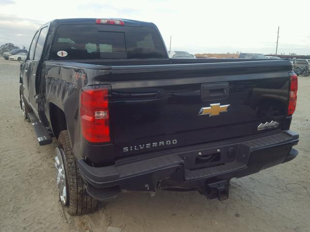 1GC1KXE85FF563878 - 2015 CHEVROLET SILVERADO BLACK photo 3