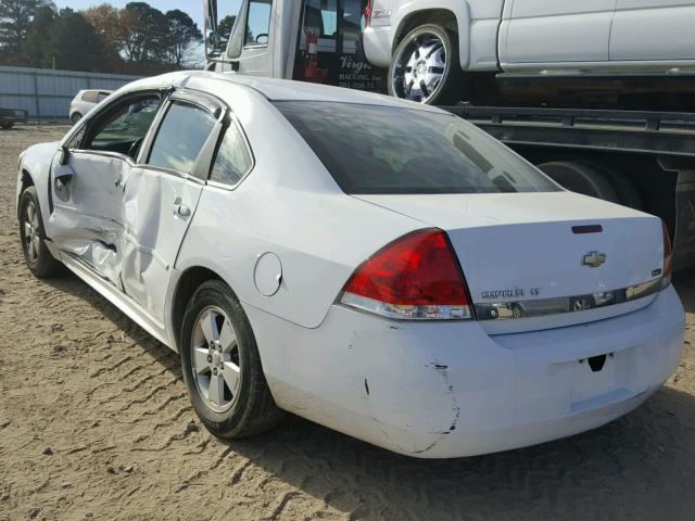 2G1WB5EKXA1218201 - 2010 CHEVROLET IMPALA LT WHITE photo 3