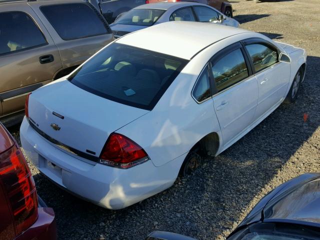 2G1WB5EKXA1218201 - 2010 CHEVROLET IMPALA LT WHITE photo 4