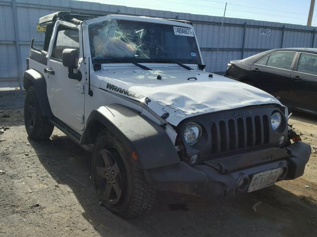 1C4AJWAG3GL164822 - 2016 JEEP WRANGLER S WHITE photo 1