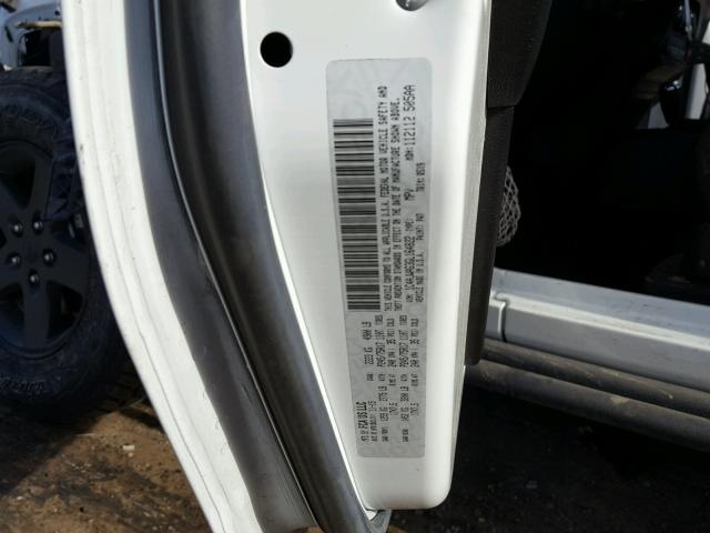 1C4AJWAG3GL164822 - 2016 JEEP WRANGLER S WHITE photo 10