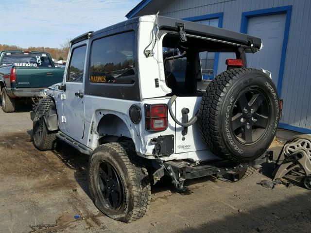 1C4AJWAG3GL164822 - 2016 JEEP WRANGLER S WHITE photo 3