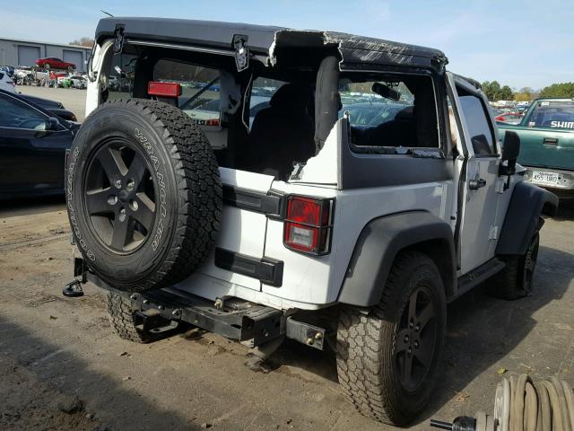 1C4AJWAG3GL164822 - 2016 JEEP WRANGLER S WHITE photo 4