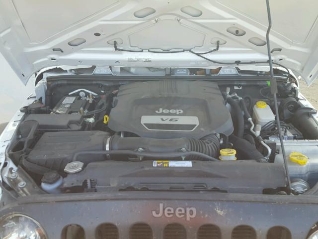 1C4AJWAG3GL164822 - 2016 JEEP WRANGLER S WHITE photo 7