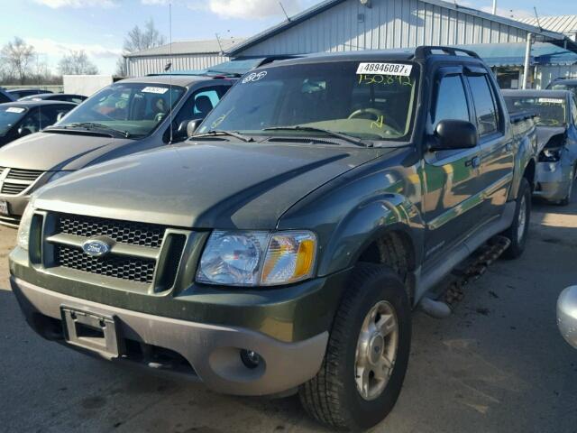 1FMZU77E42UB56300 - 2002 FORD EXPLORER S 绿色 照片 2