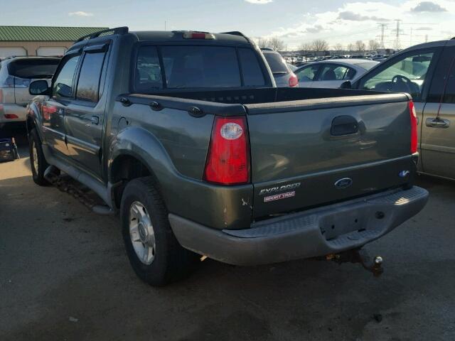 1FMZU77E42UB56300 - 2002 FORD EXPLORER S 绿色 照片 3