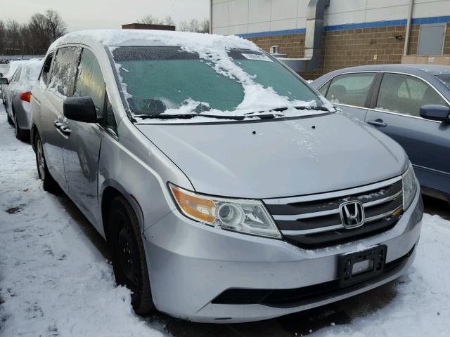 5FNRL5H2XBB066660 - 2011 HONDA ODYSSEY LX SILVER photo 1