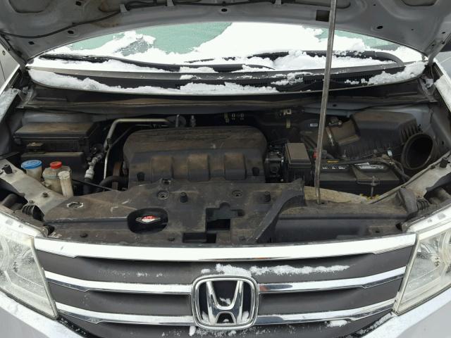 5FNRL5H2XBB066660 - 2011 HONDA ODYSSEY LX SILVER photo 7