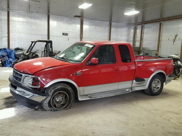 2FTRX07L4YCA74996 - 2000 FORD F150 RED photo 9